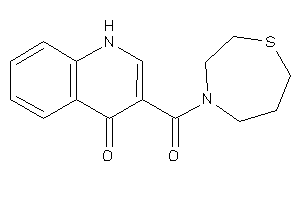 3-(1,4-thiazepane-4-carbonyl)-4-quinolone