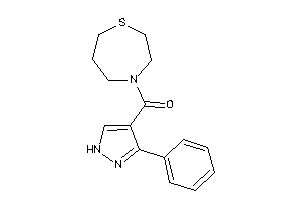 (3-phenyl-1H-pyrazol-4-yl)-(1,4-thiazepan-4-yl)methanone