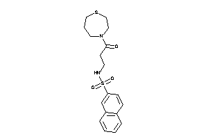 N-[3-keto-3-(1,4-thiazepan-4-yl)propyl]naphthalene-2-sulfonamide