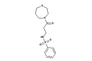 N-[3-keto-3-(1,4-thiazepan-4-yl)propyl]benzenesulfonamide