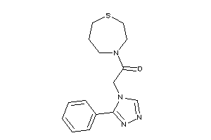 2-(3-phenyl-1,2,4-triazol-4-yl)-1-(1,4-thiazepan-4-yl)ethanone