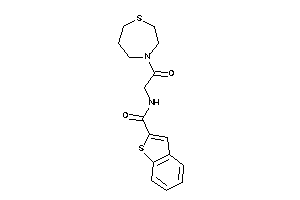 N-[2-keto-2-(1,4-thiazepan-4-yl)ethyl]benzothiophene-2-carboxamide