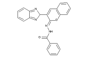 Image of N-[[3-(2H-benzimidazol-2-yl)chromen-2-ylidene]amino]benzamide