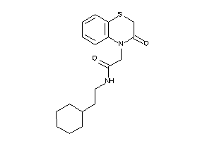 N-(2-cyclohexylethyl)-2-(3-keto-1,4-benzothiazin-4-yl)acetamide