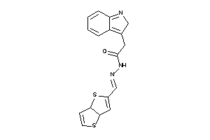 N-(3a,6a-dihydrothieno[3,2-b]thiophen-2-ylmethyleneamino)-2-(2H-indol-3-yl)acetamide