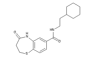 N-(2-cyclohexylethyl)-4-keto-3,5-dihydro-2H-1,5-benzothiazepine-7-carboxamide