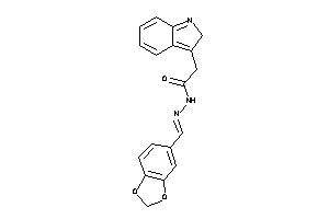 2-(2H-indol-3-yl)-N-(piperonylideneamino)acetamide