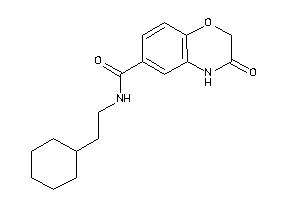 N-(2-cyclohexylethyl)-3-keto-4H-1,4-benzoxazine-6-carboxamide