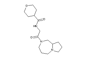 N-[2-(1,3,4,5,7,8,9,9a-octahydropyrrolo[1,2-a][1,4]diazepin-2-yl)-2-keto-ethyl]tetrahydropyran-4-carboxamide