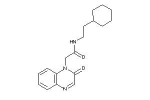 N-(2-cyclohexylethyl)-2-(2-ketoquinoxalin-1-yl)acetamide