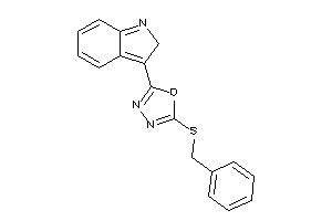 2-(benzylthio)-5-(2H-indol-3-yl)-1,3,4-oxadiazole