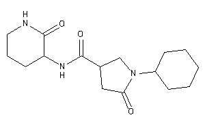 1-cyclohexyl-5-keto-N-(2-keto-3-piperidyl)pyrrolidine-3-carboxamide