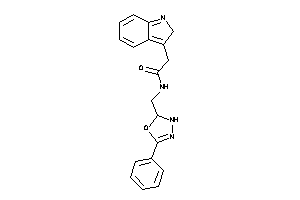 Image of 2-(2H-indol-3-yl)-N-[(5-phenyl-2,3-dihydro-1,3,4-oxadiazol-2-yl)methyl]acetamide
