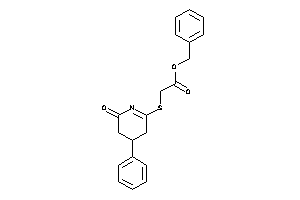 2-[(6-keto-4-phenyl-4,5-dihydro-3H-pyridin-2-yl)thio]acetic Acid Benzyl Ester