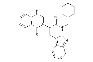 N-(cyclohexylmethyl)-3-(2H-indol-3-yl)-2-(4-keto-1,2-dihydroquinazolin-3-yl)propionamide