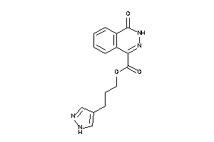 4-keto-3H-phthalazine-1-carboxylic Acid 3-(1H-pyrazol-4-yl)propyl Ester