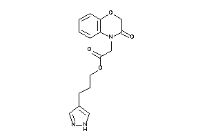 2-(3-keto-1,4-benzoxazin-4-yl)acetic Acid 3-(1H-pyrazol-4-yl)propyl Ester