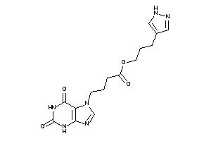 4-(2,6-diketo-3H-purin-7-yl)butyric Acid 3-(1H-pyrazol-4-yl)propyl Ester