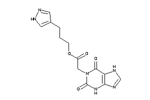 2-(2,6-diketo-3,7-dihydropurin-1-yl)acetic Acid 3-(1H-pyrazol-4-yl)propyl Ester