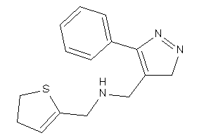 2,3-dihydrothiophen-5-ylmethyl-[(5-phenyl-3H-pyrazol-4-yl)methyl]amine