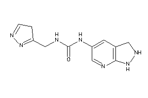 1-(2,3-dihydro-1H-pyrazolo[3,4-b]pyridin-5-yl)-3-(4H-pyrazol-3-ylmethyl)urea