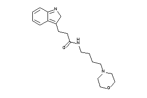 3-(2H-indol-3-yl)-N-(4-morpholinobutyl)propionamide