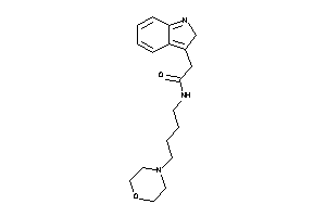 2-(2H-indol-3-yl)-N-(4-morpholinobutyl)acetamide