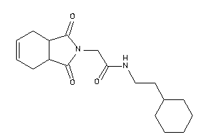 N-(2-cyclohexylethyl)-2-(1,3-diketo-3a,4,7,7a-tetrahydroisoindol-2-yl)acetamide