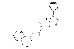 2-[5-keto-4-(2-thienyl)tetrazol-1-yl]-N-(tetralin-1-ylmethyl)acetamide