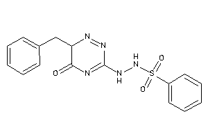 N'-(6-benzyl-5-keto-6H-1,2,4-triazin-3-yl)benzenesulfonohydrazide