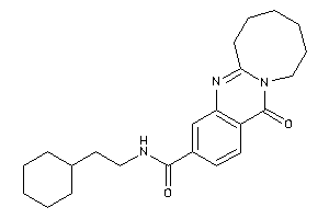 Image of N-(2-cyclohexylethyl)-13-keto-6,7,8,9,10,11-hexahydroazocino[2,1-b]quinazoline-3-carboxamide