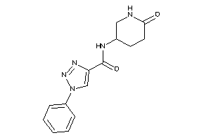 N-(6-keto-3-piperidyl)-1-phenyl-triazole-4-carboxamide