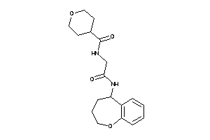 N-[2-keto-2-(2,3,4,5-tetrahydro-1-benzoxepin-5-ylamino)ethyl]tetrahydropyran-4-carboxamide