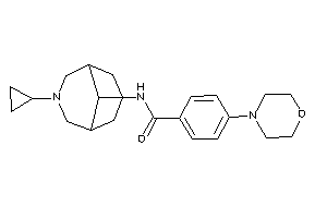 N-(7-cyclopropyl-7-azabicyclo[3.3.1]nonan-9-yl)-4-morpholino-benzamide