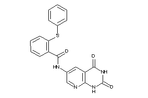 N-(2,4-diketo-1H-pyrido[2,3-d]pyrimidin-6-yl)-2-(phenylthio)benzamide