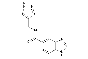 N-(1H-pyrazol-4-ylmethyl)-1H-benzimidazole-5-carboxamide