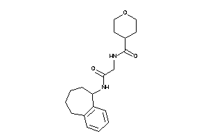 N-[2-keto-2-(6,7,8,9-tetrahydro-5H-benzocyclohepten-9-ylamino)ethyl]tetrahydropyran-4-carboxamide