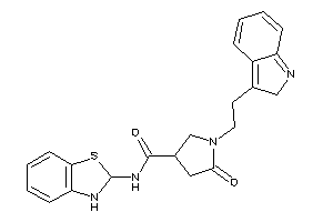 N-(2,3-dihydro-1,3-benzothiazol-2-yl)-1-[2-(2H-indol-3-yl)ethyl]-5-keto-pyrrolidine-3-carboxamide