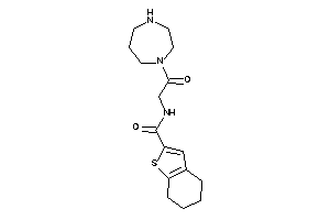 N-[2-(1,4-diazepan-1-yl)-2-keto-ethyl]-4,5,6,7-tetrahydrobenzothiophene-2-carboxamide