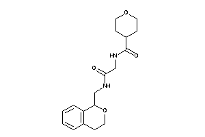 Image of N-[2-(isochroman-1-ylmethylamino)-2-keto-ethyl]tetrahydropyran-4-carboxamide