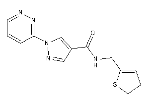 N-(2,3-dihydrothiophen-5-ylmethyl)-1-pyridazin-3-yl-pyrazole-4-carboxamide