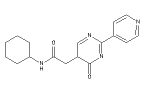 N-cyclohexyl-2-[4-keto-2-(4-pyridyl)-5H-pyrimidin-5-yl]acetamide