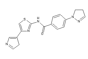 4-(2-pyrazolin-1-yl)-N-[4-(3H-pyrrol-4-yl)thiazol-2-yl]benzamide