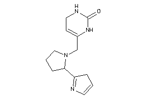 Image of 6-[[2-(3H-pyrrol-2-yl)pyrrolidino]methyl]-3,4-dihydro-1H-pyrimidin-2-one