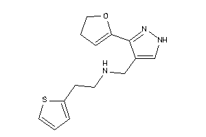 [3-(2,3-dihydrofuran-5-yl)-1H-pyrazol-4-yl]methyl-[2-(2-thienyl)ethyl]amine