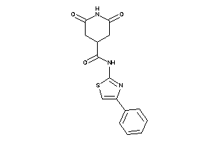 2,6-diketo-N-(4-phenylthiazol-2-yl)isonipecotamide