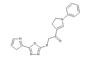 1-(1-phenyl-2-pyrrolin-3-yl)-2-[[5-(3H-pyrrol-2-yl)-1,3,4-oxadiazol-2-yl]thio]ethanone