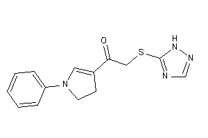 1-(1-phenyl-2-pyrrolin-3-yl)-2-(1H-1,2,4-triazol-5-ylthio)ethanone