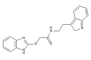 2-(1H-benzimidazol-2-ylthio)-N-[2-(2H-indol-3-yl)ethyl]acetamide