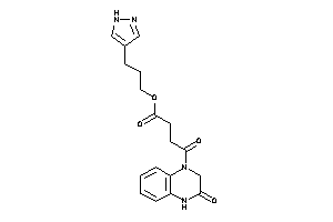 4-keto-4-(3-keto-2,4-dihydroquinoxalin-1-yl)butyric Acid 3-(1H-pyrazol-4-yl)propyl Ester